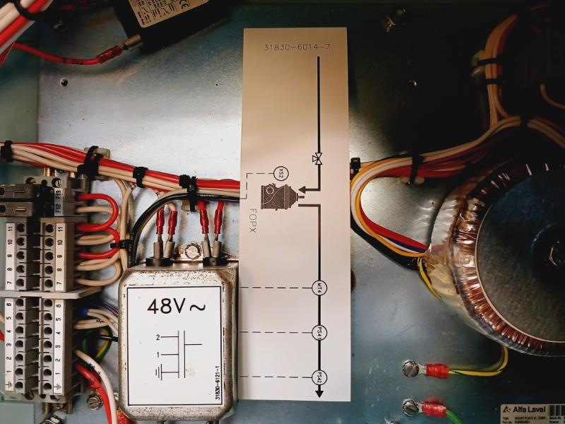 Alfa Laval Epc-400 Control Module W/ Epc-41 Pl Controller