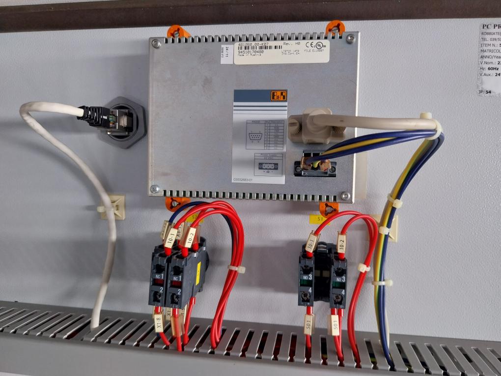 Alfa Laval Epc 60 Control Panel 51475558-80 230V 60Hz Ip54 Rev H0