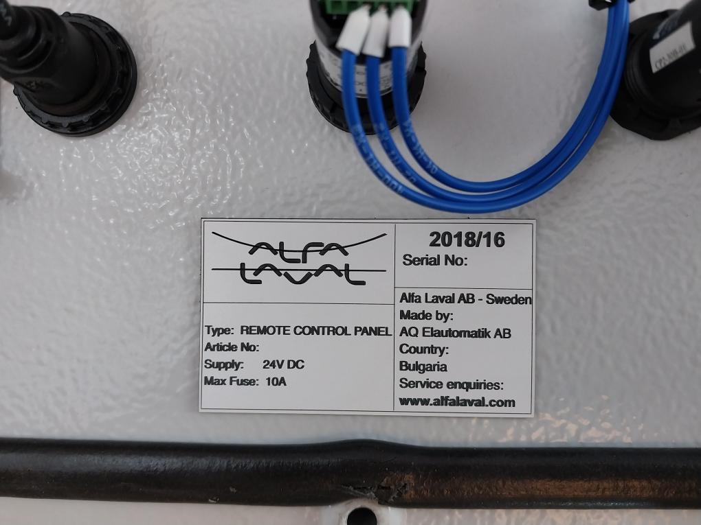 Alfa Laval Remote Control Panel 640001601