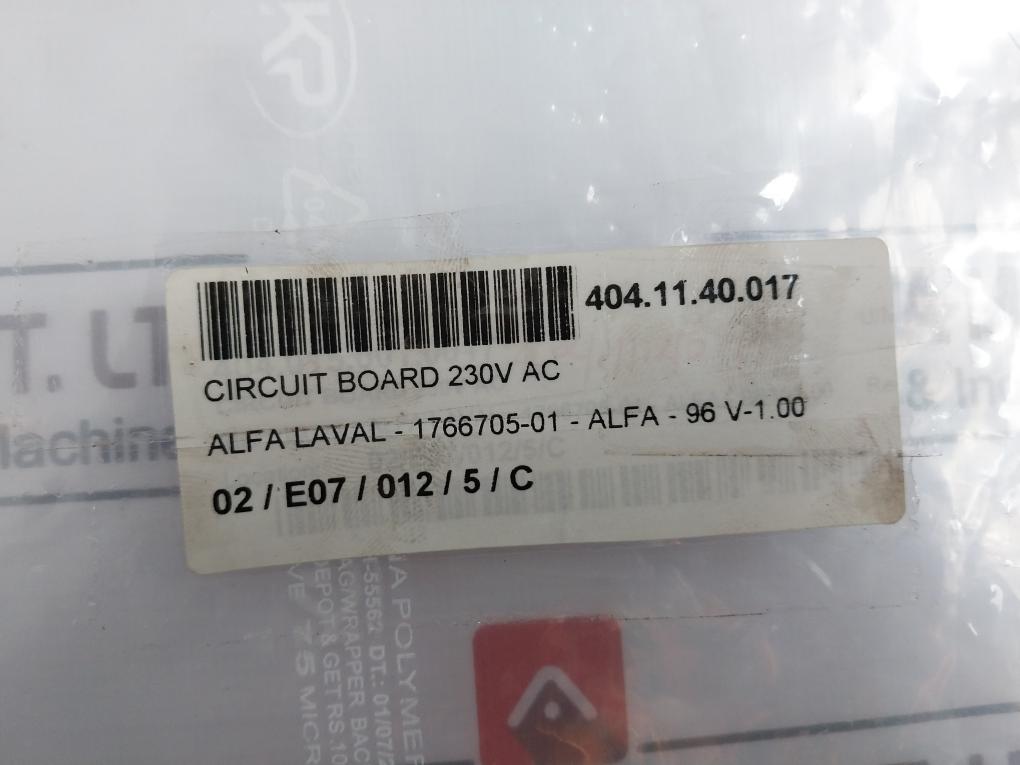 Alfa Laval S080890F Printed Circuit Board S100890 Rev 1E