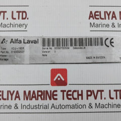 Alfa Laval Viscocity Control Unit 3183052031 Vcu-160R