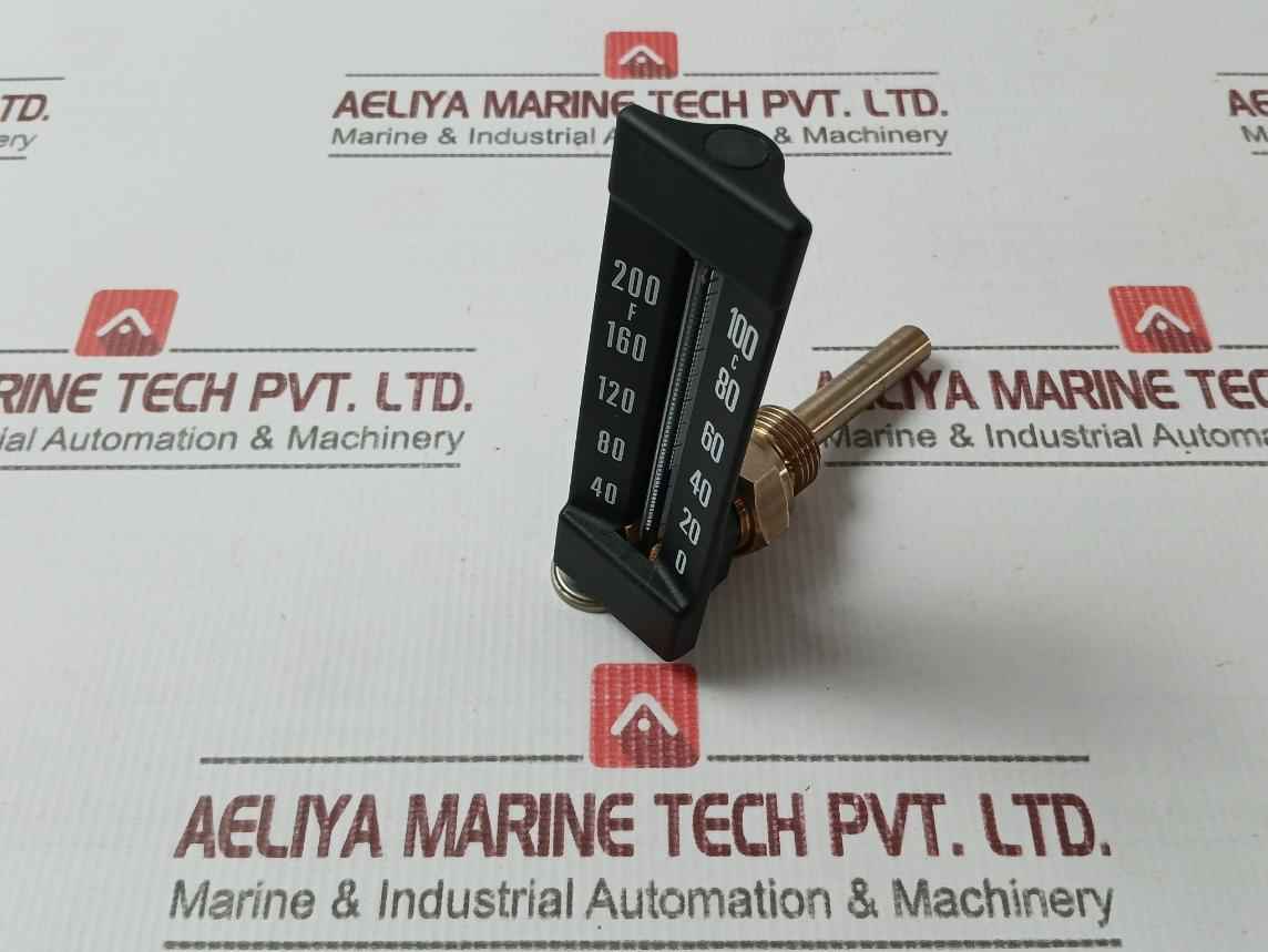 Alfa Laval 9852318901 L-shaped Thermometer 0-100 C/40-200 F New