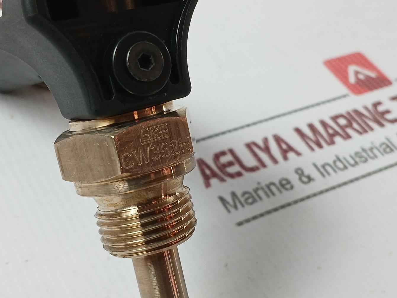Alfa Laval 9852318901 L-shaped Thermometer 0-100 C/40-200 F New