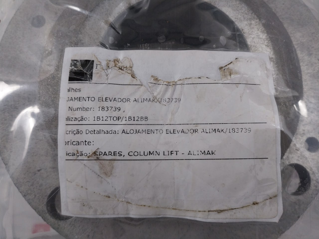 Alimak 183739 Elevator Accommodation Housing Column Lift Spare 240600