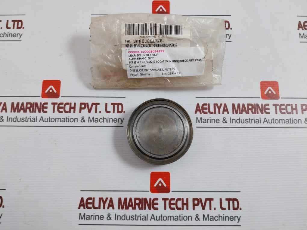 Alkh-kha0015837 Lid For Do Line Relief Valve