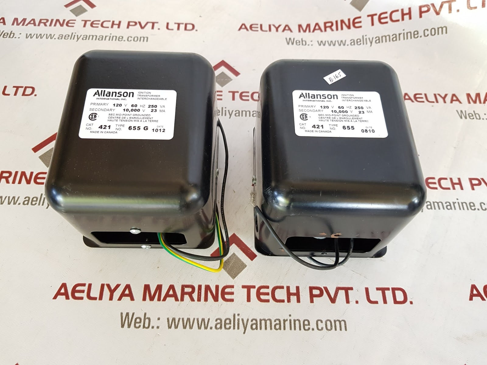 Allanson 655 Ignition Transformer 120V 60Hz 250Va