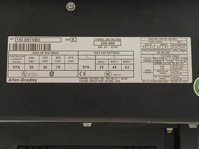 Allen-Bradley-Smc-Dialog-Plus-Smart-Motor-Controller-150-B97nbd-208-480-Vac-6