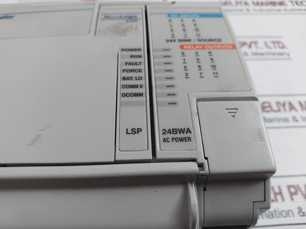 Allen-Bradley 1764-24Bwa Micrologix 1500 Ac Power Base Unit 1764-Mm1Rtc Rev A