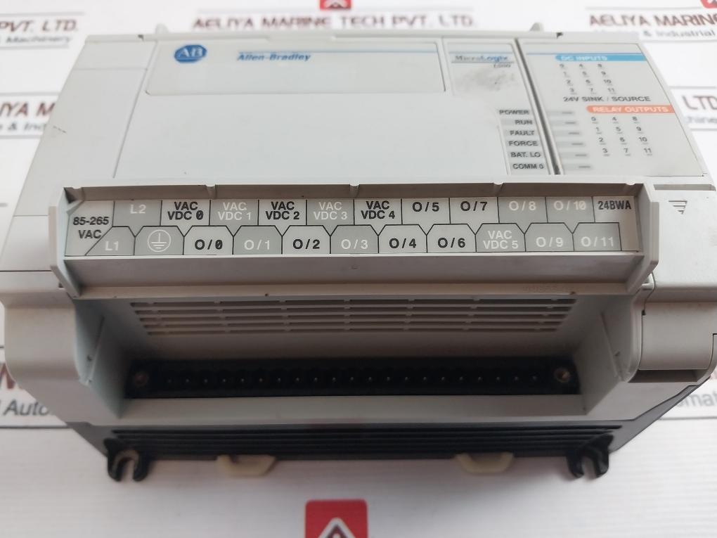 Allen-Bradley 1764-24Bwa Micrologix 1500 Ac Power Base Unit 1764-Mm1Rtc Rev A