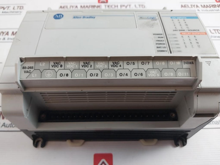 Allen-Bradley 1764-24Bwa Micrologix 1500 Ac Power Base Unit 1764-Mm1Rtc Rev A