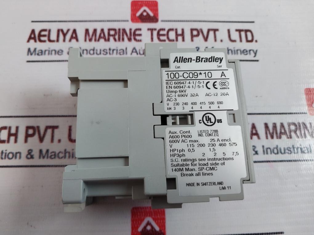 Allen-bradley 100-c09*10 Contactor 690V 32A