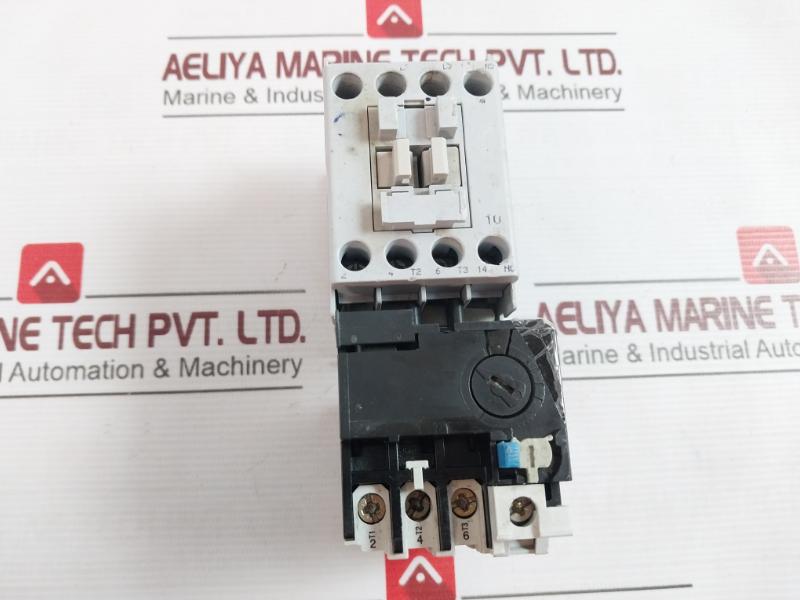 Allen-bradley 100-c12*10 Amps Contactor With Thermal Overload Relay 600V Ser. A