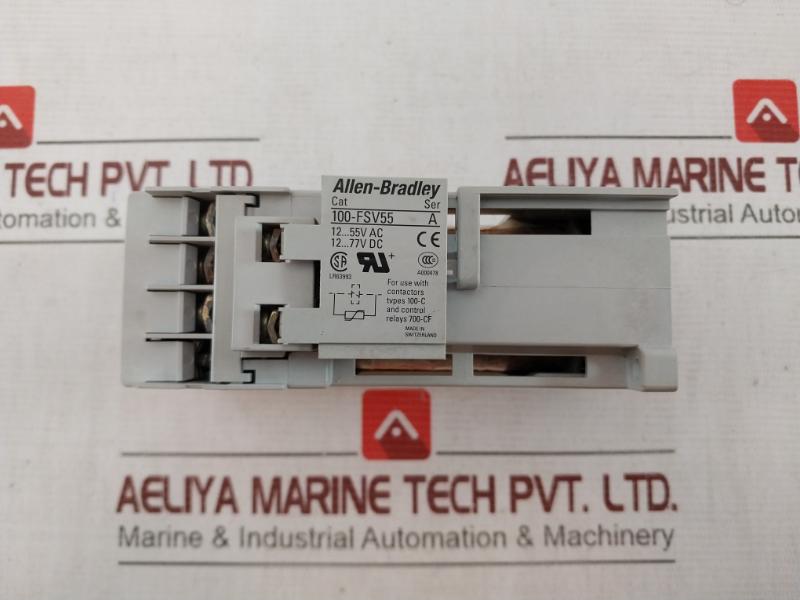 Allen-bradley 100-c23Z*10 Ser: C Contactor 600Vac 30A 24V Dc