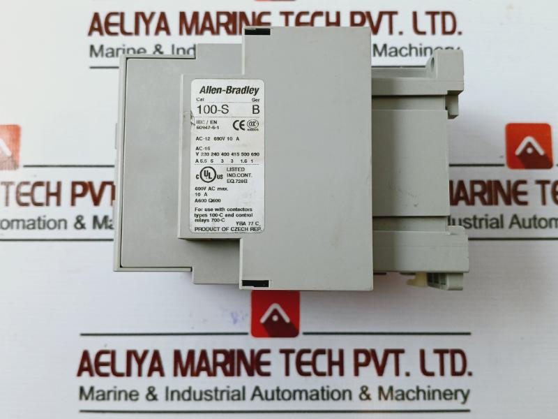 Allen-bradley 100-c43ej10 Contactor Ser B 6kv 690v 85 A