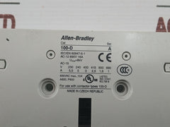 Allen-bradley 600V 10A Auxiliary Contact Block 100-d