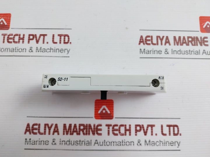 100-d S2-11 Auxiliary Contact Block Allen-bradley Ser: A 600Vac Max., 10A