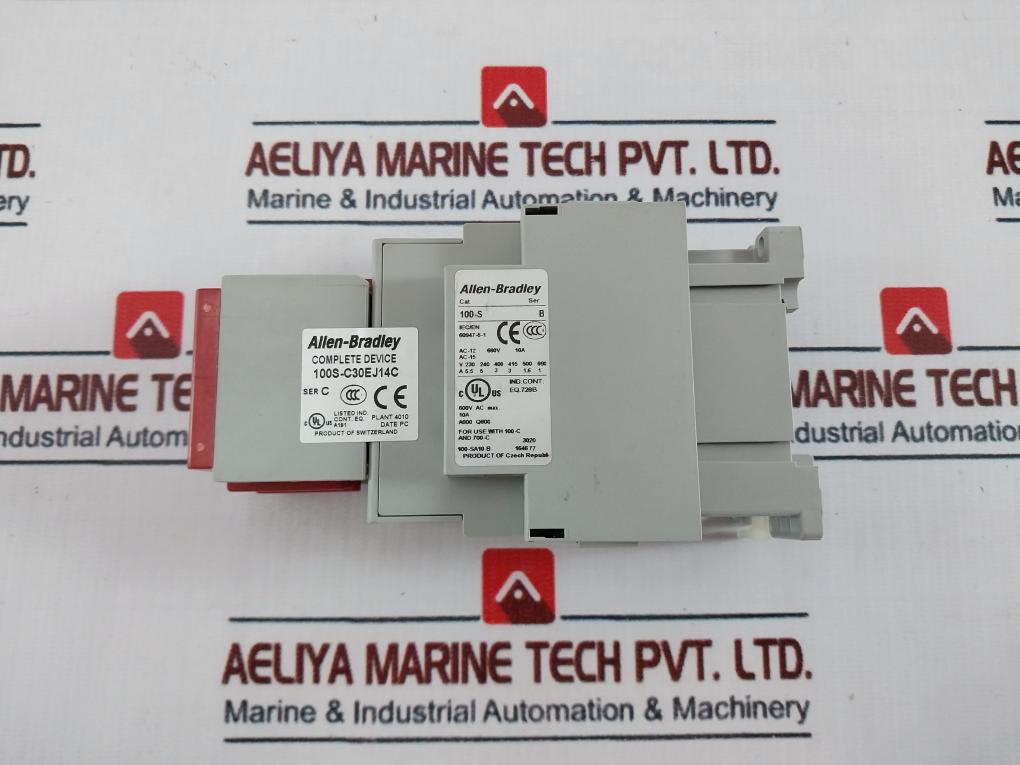 Allen-bradley 100S-f Safety Contactor Guard Master 24V Dc 690V 10A