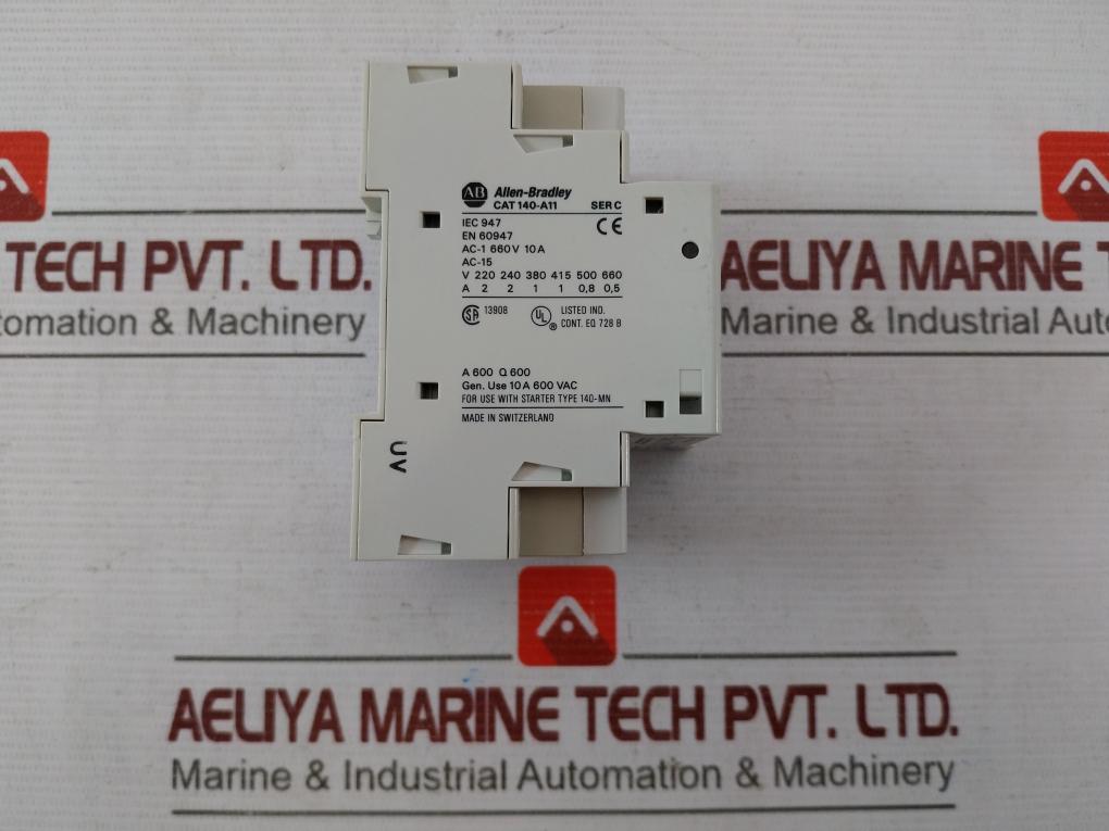 Allen-bradley 140-mn-0100 Manual Motor Starter Ac-1 660V 10A A 600 Q 600