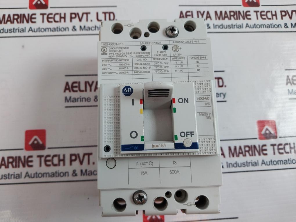 Allen-bradley 140G-g6C3-c15 Circuit Breaker