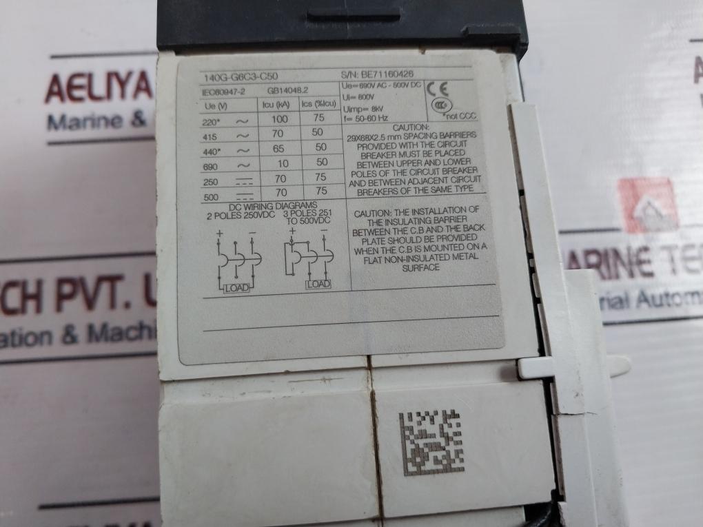 Allen-bradley 140G-g6C3-c50 Circuit Breaker