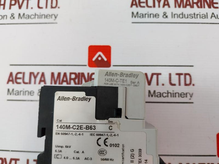 Allen-bradley 140M-c2E Motor Protection Circuit Breaker Iec/En 60947-5-1 2476589