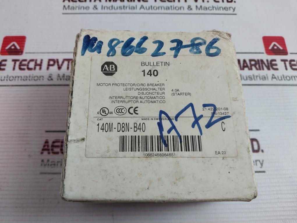 Allen-bradley 140M-d8N-b40 Motor Protector