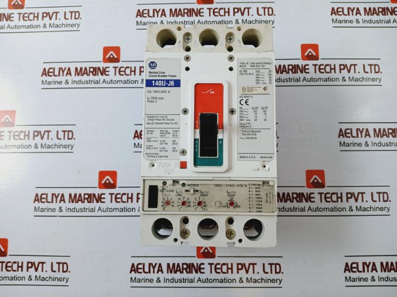 Allen-bradley 140U-j6X3 A Molded Case Circuit Breaker Frame