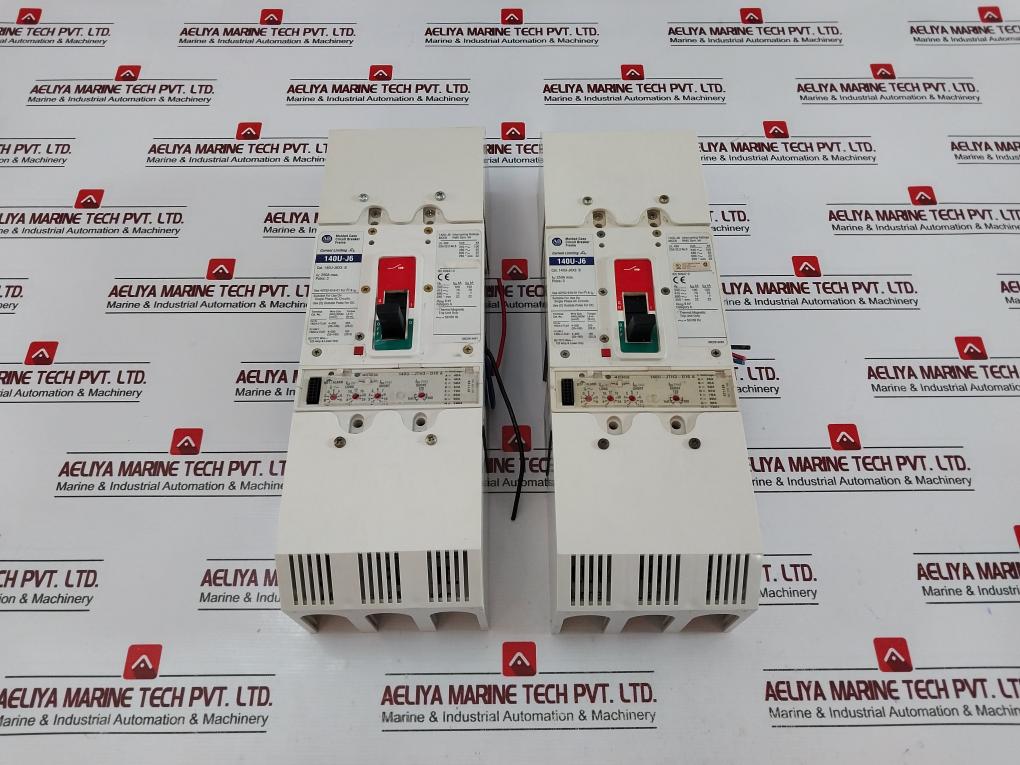 Allen-bradley 140U-j6X3 B Molded Case Circuit Breaker Frame 250A 3 Pole 8 Kv