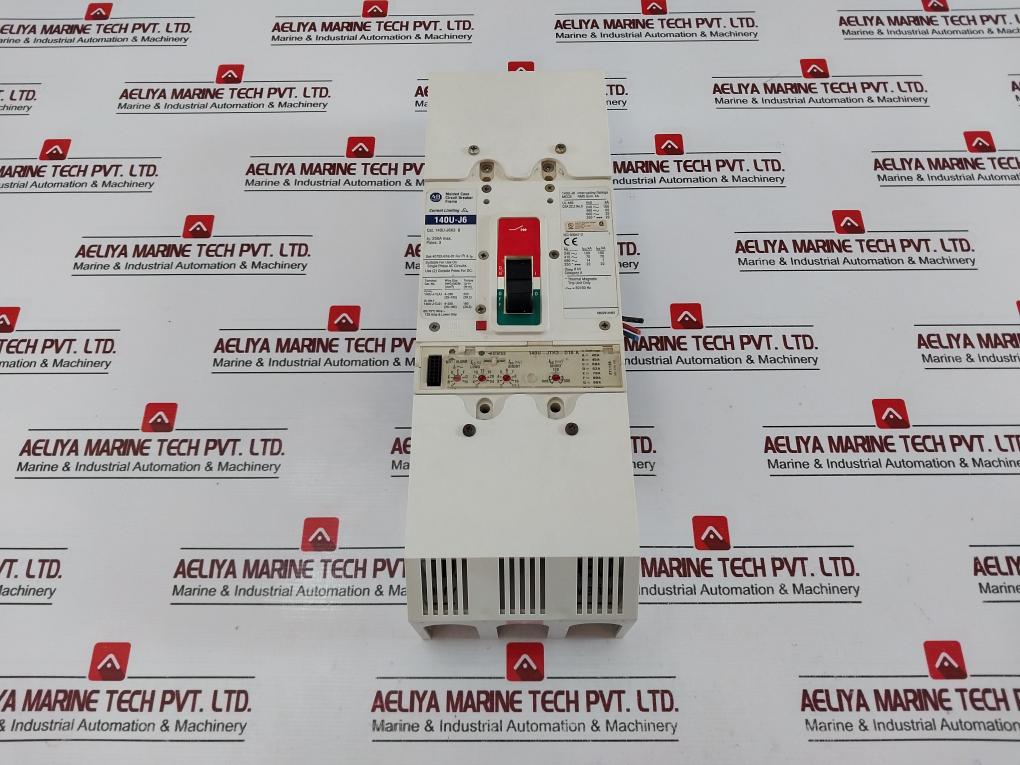 Allen-bradley 140U-j6X3 B Molded Case Circuit Breaker Frame 250A 3 Pole 8 Kv