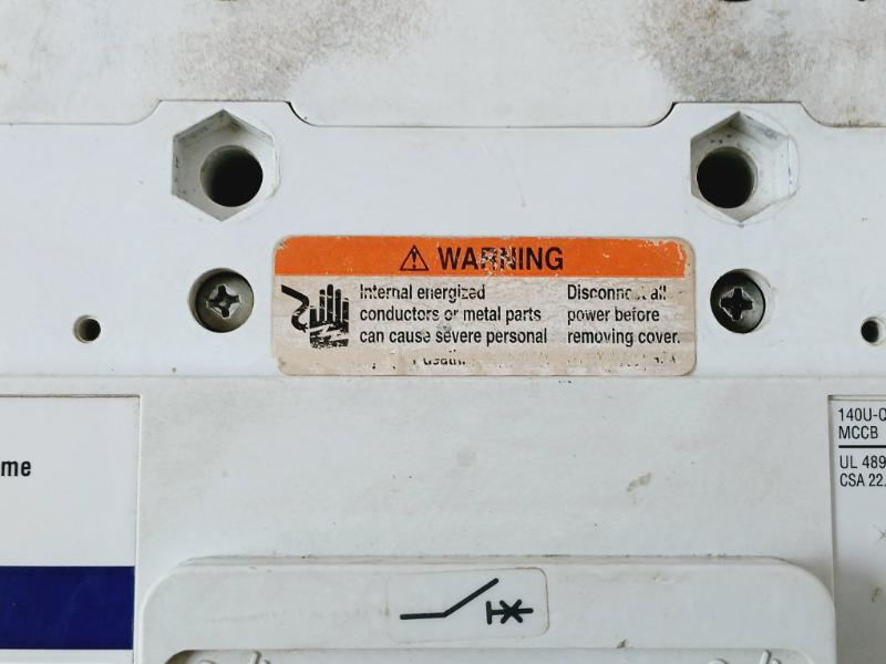 Allen-bradley 140U-q6X3 Molded Case Circuit Breaker Frame Set 600 Amps Max