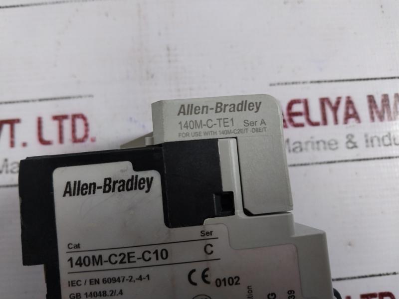 Allen-bradley 140m-c2e-c10 Motor Protection Circuit Breaker 6.3-10a Class 10