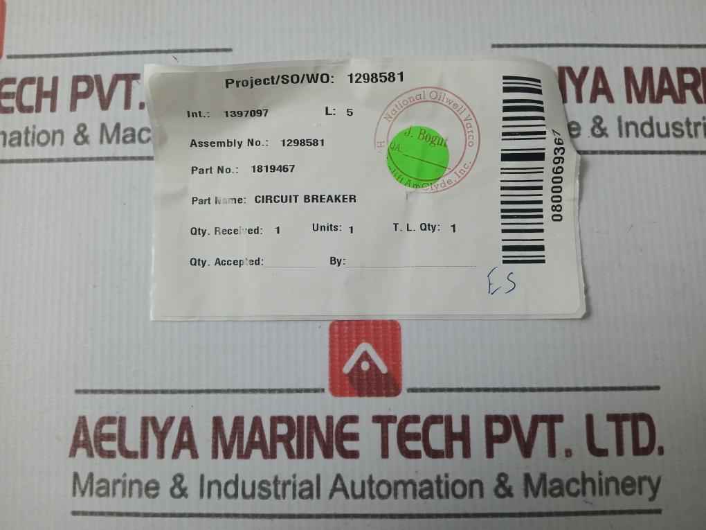 Allen-bradley 1489-a1C010 Circuit Breaker 1-pole 1489-a