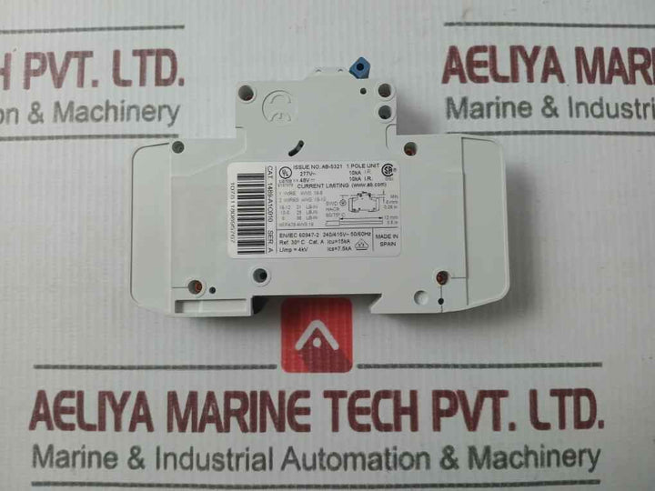 Allen-bradley 1489-a1C010 Circuit Breaker 1-pole 1489-a