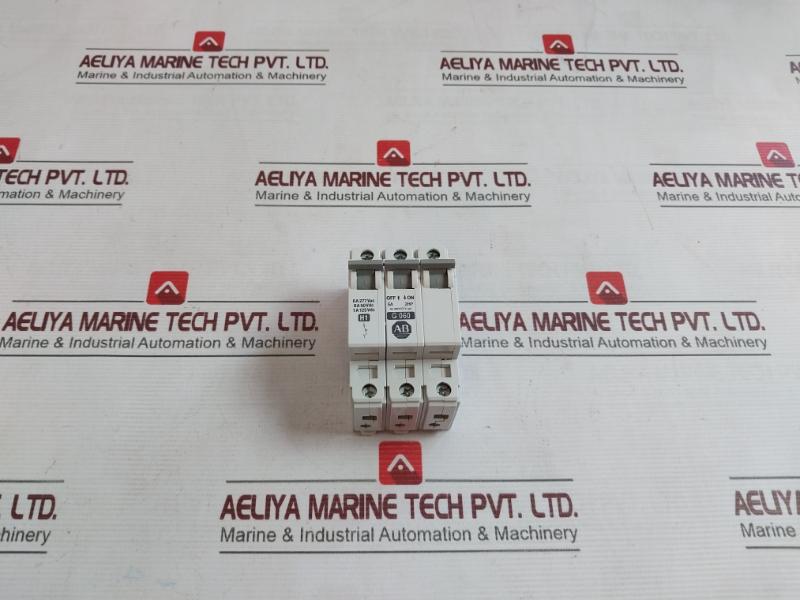 Allen-bradley 1492-cb2 Circuit Breaker Ser:C G 060, Ac420V, Ac300V Dc65V 25A 5Ka