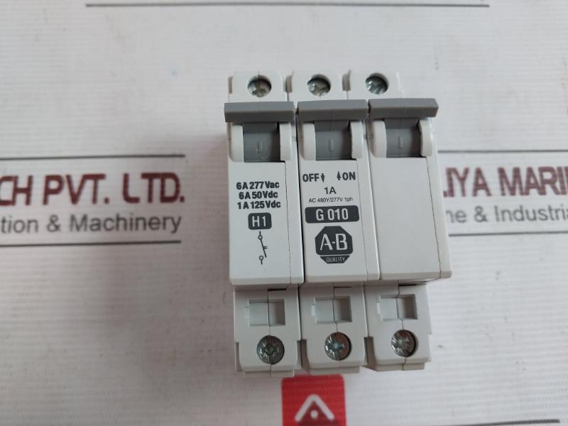 Allen-bradley 1492-cb2 Ser C Circuit Breaker Iec 60947 1492-acb 6A 277Vac