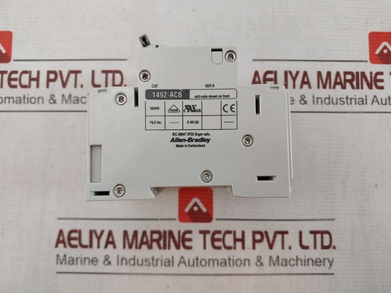Allen-bradley 1492-cb3 Circuit Breaker G 060 Ser:B 6A 277Vac Ac420V, Ac300V 25A