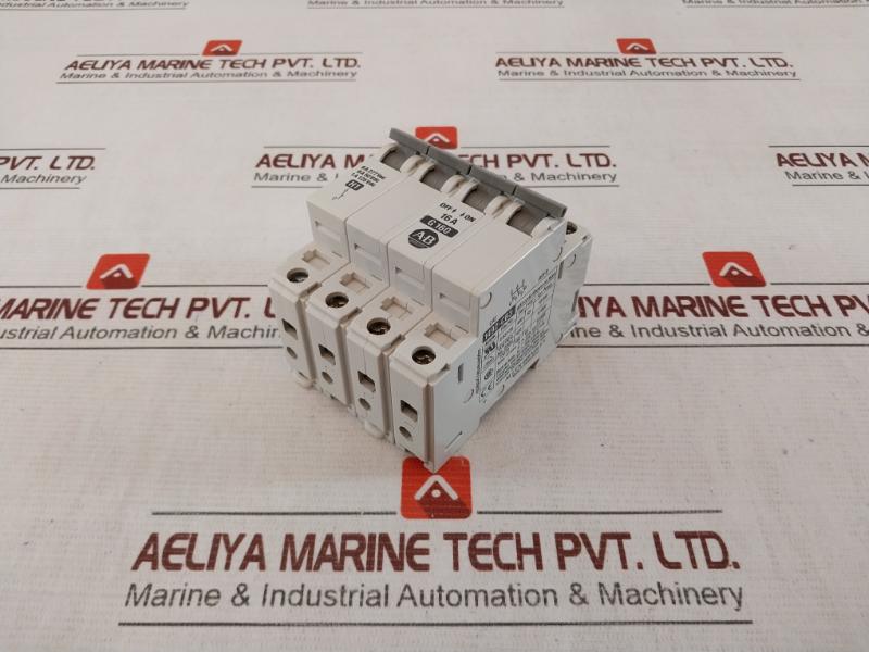 Allen-bradley 1492-cb3 Circuit Breaker Ser:B 300Vac 25A 6A 277Vac