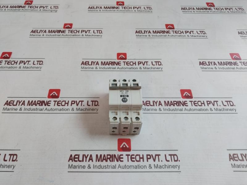 Allen-bradley 1492-cb3 Ser-c Circuit Breaker 10A 420V, 300V Iec 60947 480Y/277V