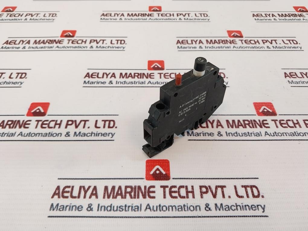 Lot of 3x Allen-Bradley 1492-GH005 Miniature Circuit Breaker Ser.B