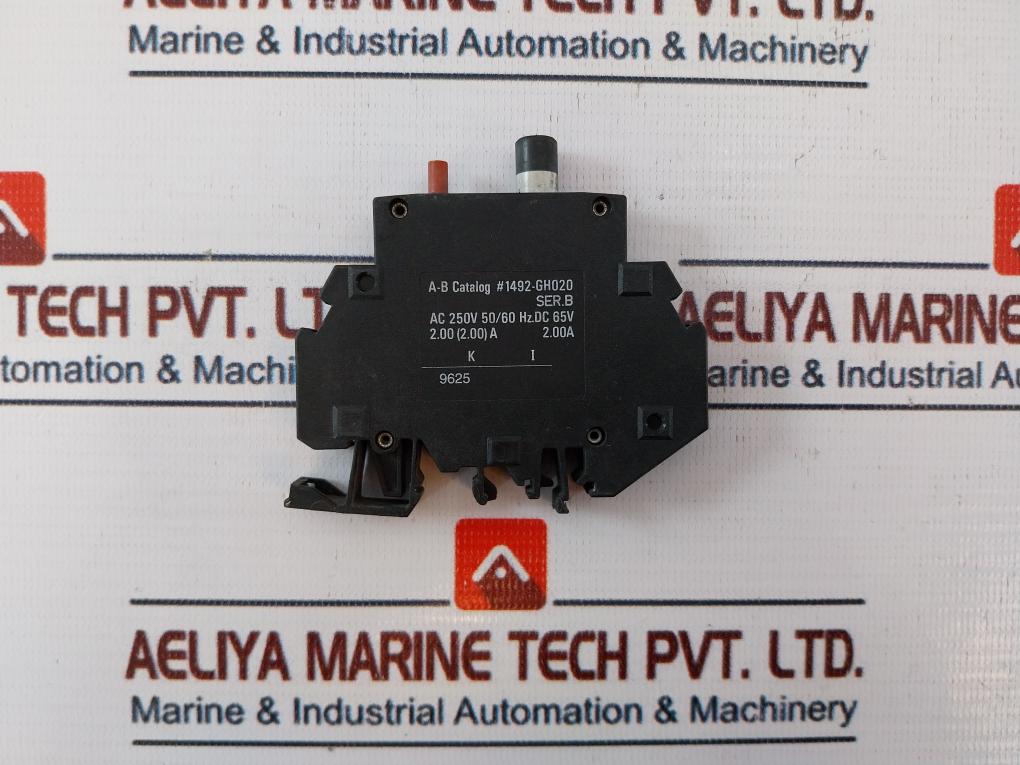 Lot of 2x Allen-bradley 1492-GH020 Circuit Breaker Ser.B