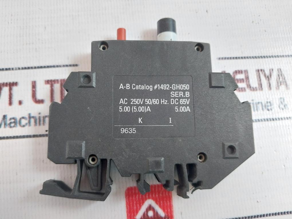 Lot of 2x Allen-bradley 1492-gh050 SER. B Circuit Breaker