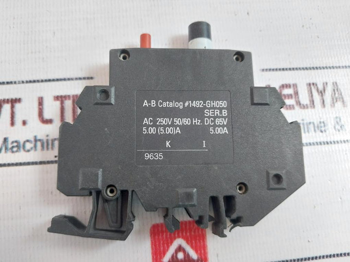 Lot of 2X Allen-bradley 1492-gh050 SER. B Circuit Breaker