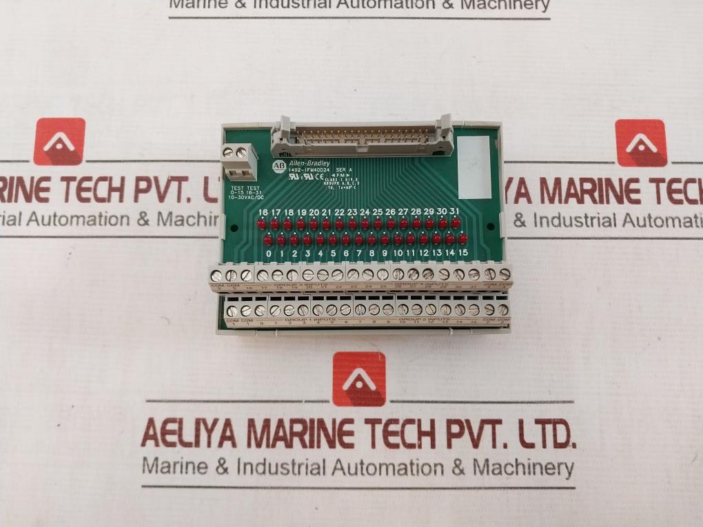 Allen-bradley 1492-ifm40D24 Digital Interface I/O Module 10-30Vac/Dc Ser.A