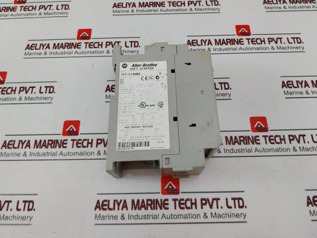 Allen-bradley 150-c19Nbd Soft Starter Smc-3 Ser B