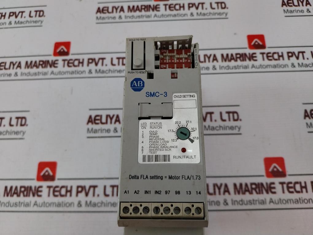 Allen-bradley 150-c37Nbd Solf Starter Ser B Smc-3 (Not Working)
