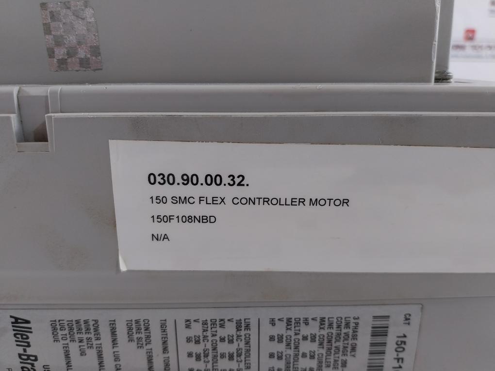Allen-bradley 150-f108Nbd 150 Smc Flex Motor Controller Ser: B