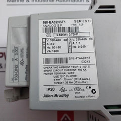 Allen-bradley 160-ba02Nsf1 Variable Speed Drive Ip20 0.55Kw/0.75Hp 380-460V 2.0A