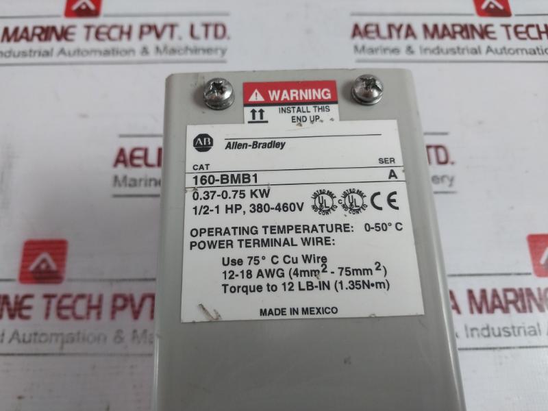Allen-bradley 160-bmb1 Dynamic Brake Module 0.37-0.75 Kw 1/2-1 Hp, 380-460V