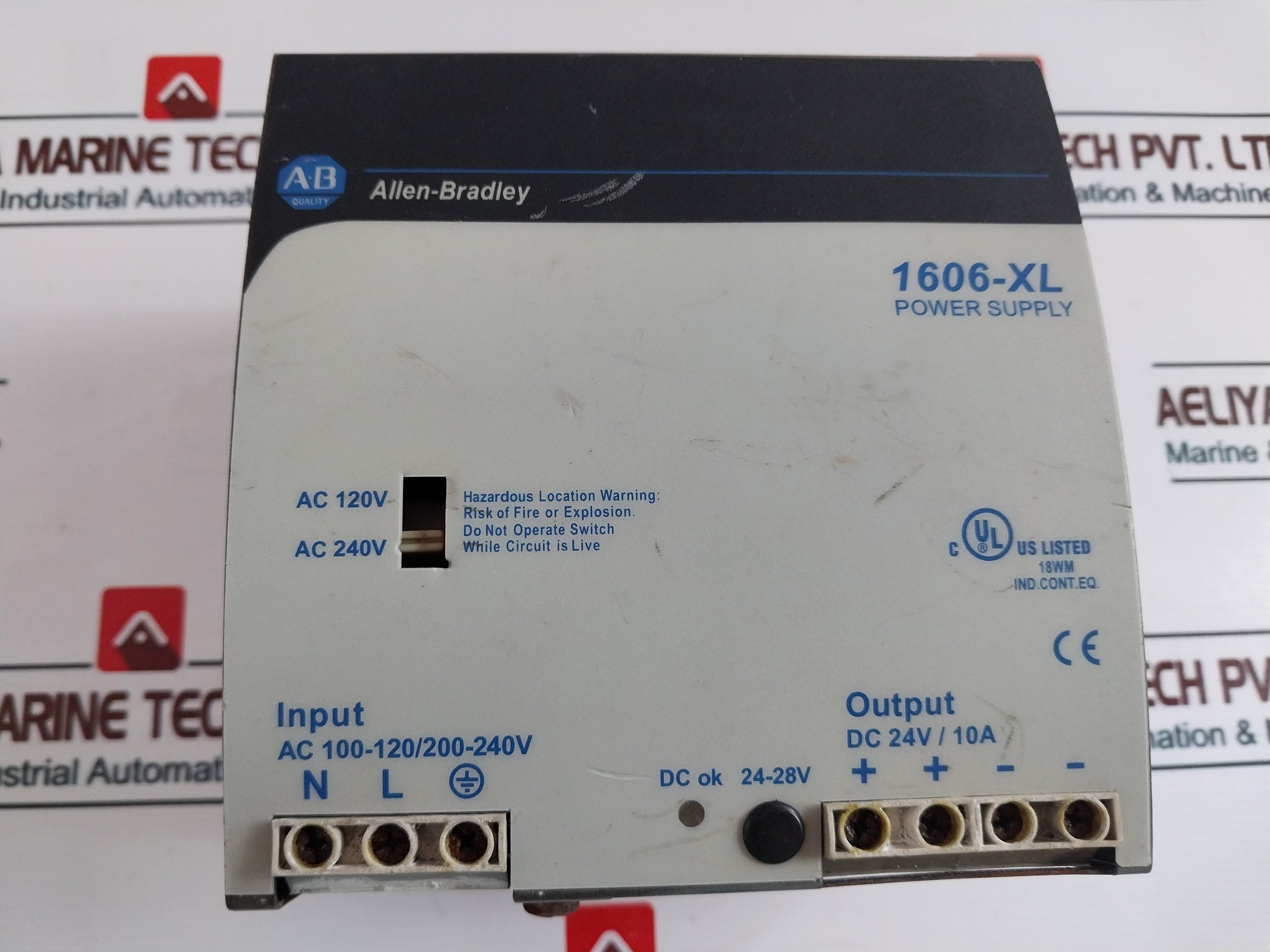 Allen-bradley 1606-xl240E Ser: A Power Supply Ac100-120/200-240V 6/2.8A 50-60Hz