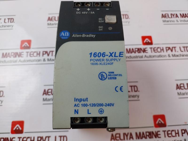 Allen-bradley 1606-xle240f Power Supply Input Ac 100-120v/200-240v 50-60hz Ser.a